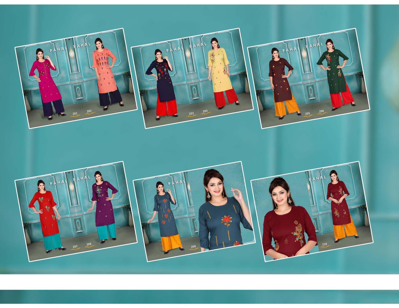 Beauty Queen Pahal 2 Casual Daily Wear Rayon Kurti With Bottom Collection